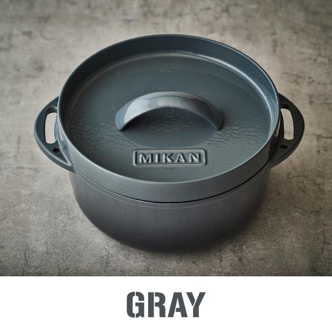 MIKAN ミカン ホーローダッチオーブン 【鍋/万能/料理/調理/キャンプ