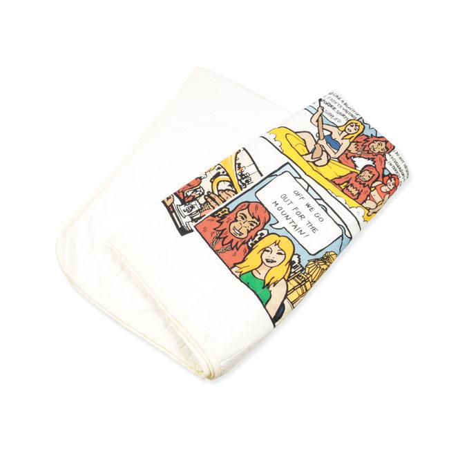 MOUNTAIN RESEARCH - 未使用 マウンテン リサーチ MOUNTAIN RESEARCH ケミカルブランケット MTR3752 ホワイト キルティング ブランケット ガレージ キャンプ アウトドア Mountain Research マウンテンリサーチ Chemical Blanket ケミカル