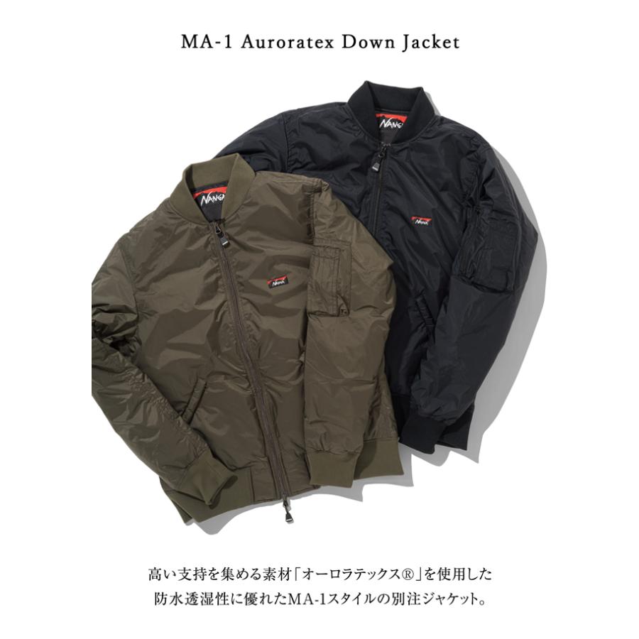 NANGA ナンガ 別注モデル MA-1 AURORATEX DOWN JACKET オーロラ NANGA ナンガ 別注モデル MA-1 AURORATEX DOWN JACKET オーロラ