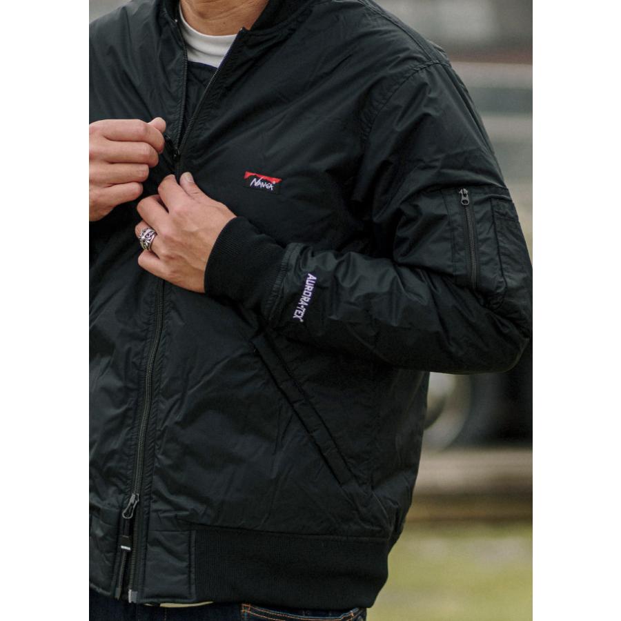 NANGA ナンガ 別注モデル MA-1 オーロラ ダウンジャケット MA-1 AURORA