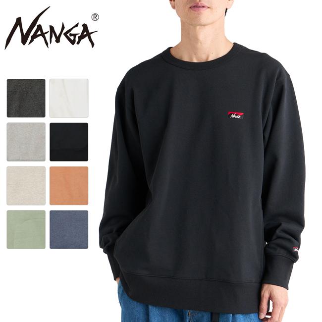 NANGA（ナンガ） ECO HYBRID MINI BOX LOGO EMBROIDERY SWEATSHIRT 