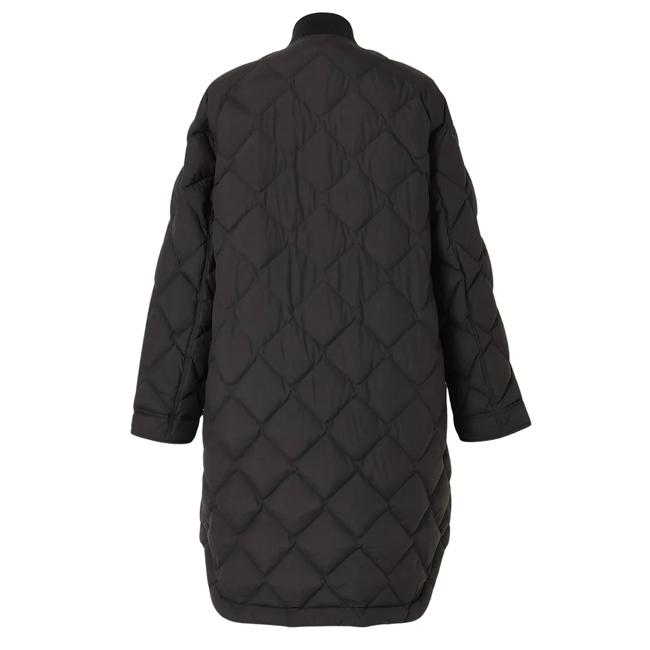 ナンガ　リブカラーキルティッド ダウンコート (ウィメンズ)M ブラック NANGA（ナンガ） RIB COLLAR QUILTED DOWN COAT W リブカラー