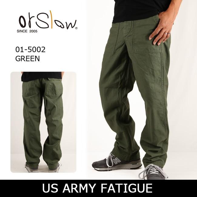 Orslow オアスロウ パンツ Us Army Fatigue Green 01 5002 服 メンズ 定番 Orslow 002 Highball 通販 Yahoo ショッピング