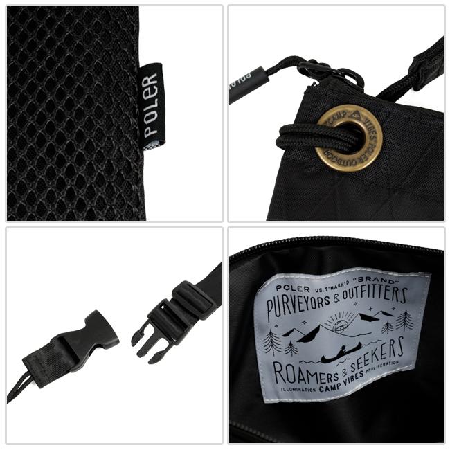 POLeR ポーラー X-CLOTH SACOCHE サコッシュ 241MCV-04 【 ショルダー カバン アウトドア フェス キャンプ 】【メール便・代引不可】 | POLeR | 05
