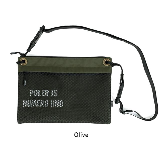 POLeR ポーラー X-CLOTH SACOCHE サコッシュ 241MCV-04 【 ショルダー カバン アウトドア フェス キャンプ 】【メール便・代引不可】 | POLeR | 07