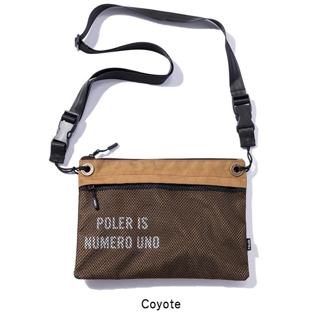 POLeR ポーラー X-CLOTH SACOCHE サコッシュ 241MCV-04 【 ショルダー カバン アウトドア フェス キャンプ 】【メール便・代引不可】 | POLeR | 08