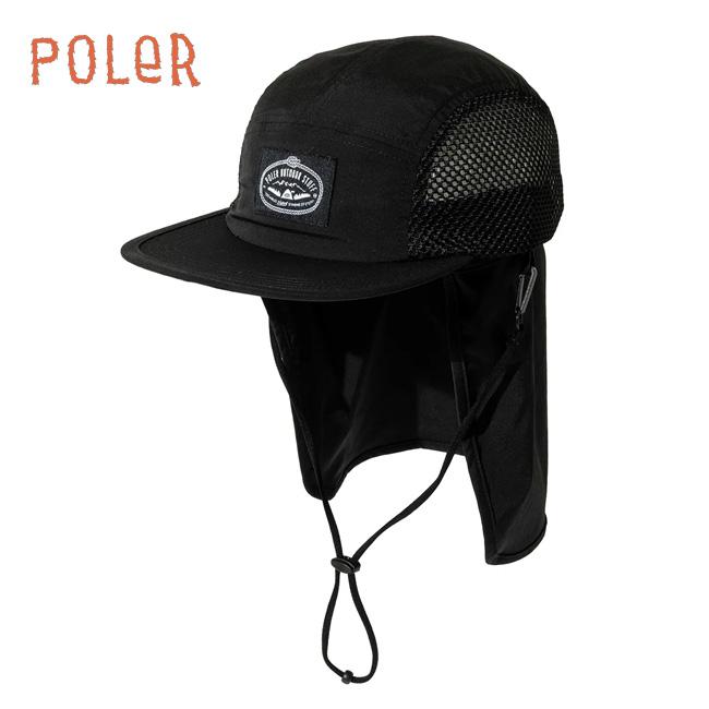 POLeR ポーラー 2WAY DRAW+SUNGUARD CAP 2ウェイドローサンガードキャップ 251MCV0030 【 帽子 日よけ サンシェード キャンプ アウトドア 】 | POLeR