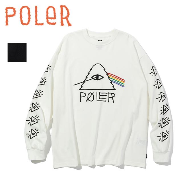 POLeR ポーラー PSYCHEDELIC RELAX FIT L/S TEE サイケデリックリラックスフィットロングスリーブティー 251MCV0080【 長袖 ロンT 】【メール便・代引不可】 | POLeR