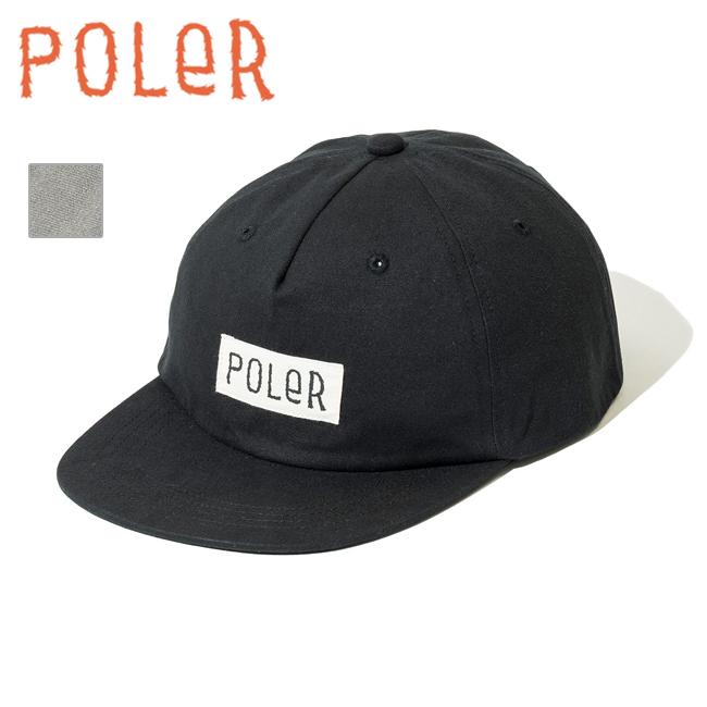 POLeR ポーラー FURRY FONT COTTON 6P CAP ファリーフォントコットン6Pキャップ 251MCV0087 【 帽子 日よけ キャンプ アウトドア 】 | POLeR