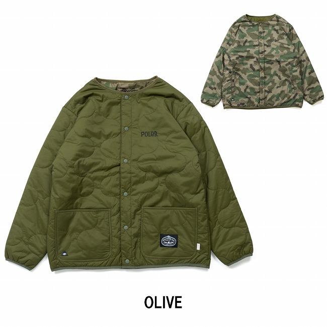 POLeR ポーラー AFD×POLER REVERSIBLE QUILTED JACKET リバーシブルキルティッドジャケット 253MCV0004【 アウター 防寒 撥水 軽量 保温 キャンプ コラボ 】 | POLeR | 13