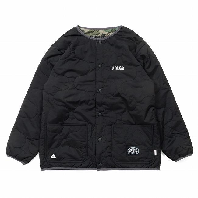 POLeR ポーラー AFD×POLER REVERSIBLE QUILTED JACKET リバーシブルキルティッドジャケット 253MCV0004【 アウター 防寒 撥水 軽量 保温 キャンプ コラボ 】 | POLeR | 01