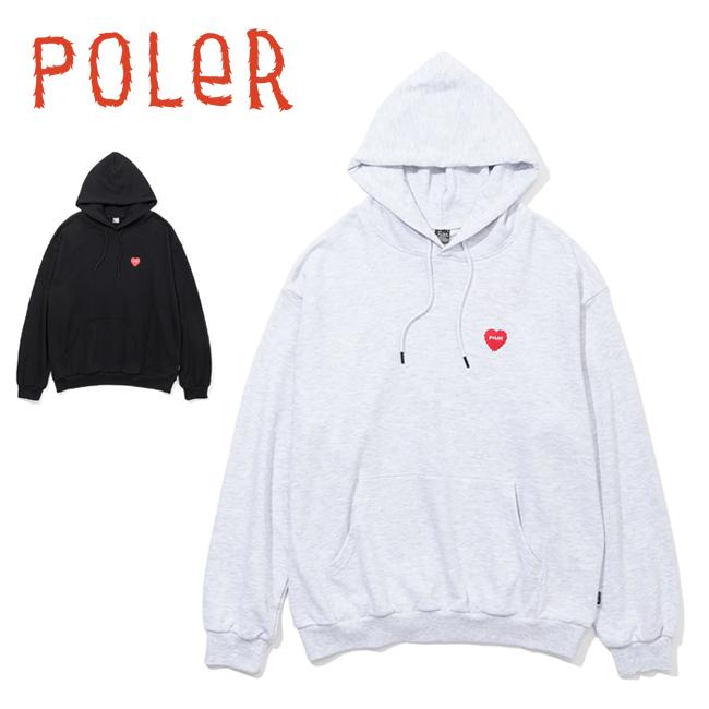 POLeR ポーラー FURRY HEART HOOD ファーリーハートフード 253MCV0057 【 トップス 長袖 パーカー フーディー プルオーバー スウェット アウトドア 】 | POLeR