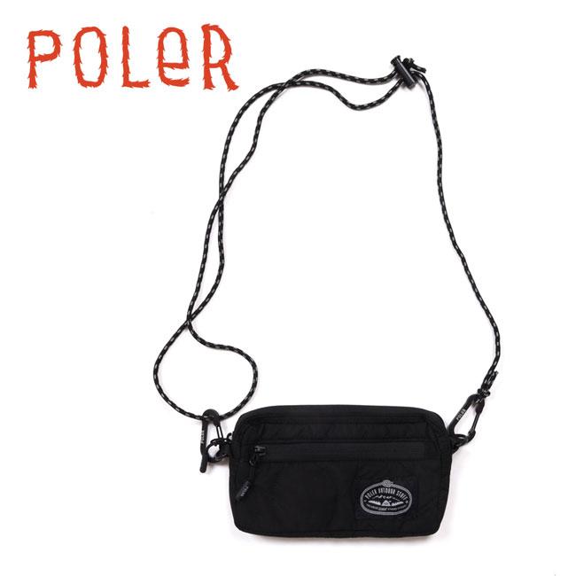 POLeR ポーラー QUILTED 2 WAY POUCH キルテッド2ウェイポーチ 253MCV0125 【 収納 肩掛け ショルダー 斜めかけ フェス アウトドア 】【メール便・代引不可】 | POLeR