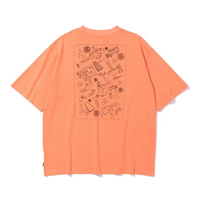 POLeR ポーラー PIGMENT DAY ONE RELAX FIT TEE ピグメントデイワンリラックスフィットティー 261MCV0054【 半袖 Tシャツ アウトドア 】【メール便・代引不可】 | POLeR | 01