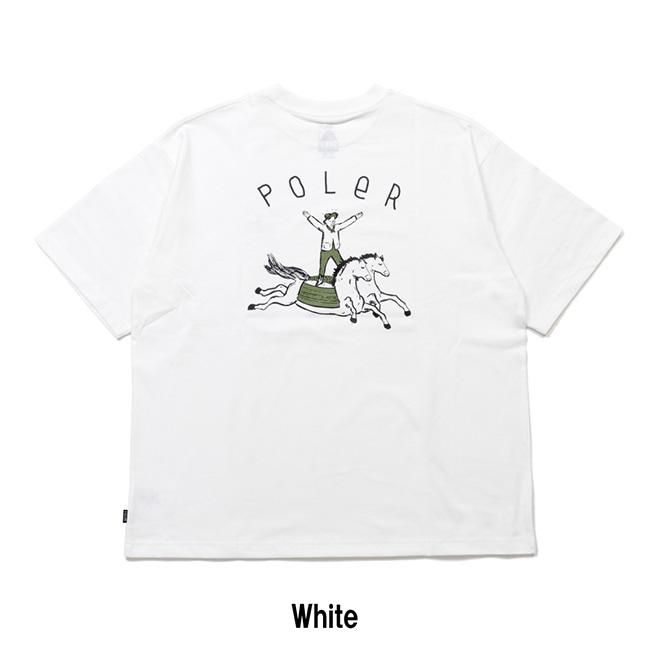 POLeR ポーラー HORSE RELAX FIT TEE ホースリラックスフィットティー 261MCV0061 【 トップス 半袖 Tシャツ キャンプ アウトドア 】【メール便・代引不可】 | POLeR | 09