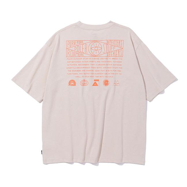 POLeR ポーラー HISTORY RELAX FIT TEE ヒストリーリラックスフィットティー 261MCV0062 【 半袖 Tシャツ キャンプ アウトドア 】【メール便・代引不可】 | POLeR | 01