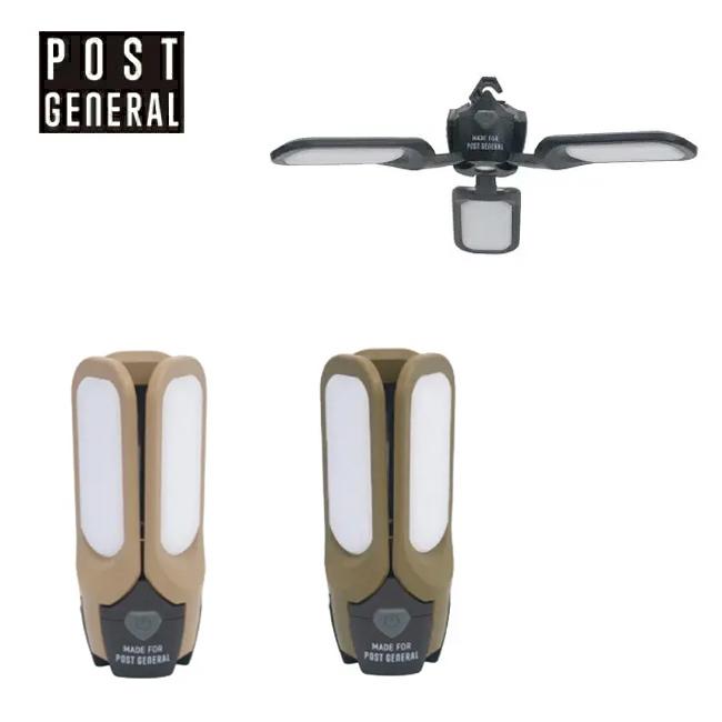 POST GENERAL ポストジェネラル TRI-PANEL SOLAR CHARGED LED LIGHT トリパネルソーラーチャージドLEDライト 【照明/インテリア/アウトドア】 | ブランド登録なし