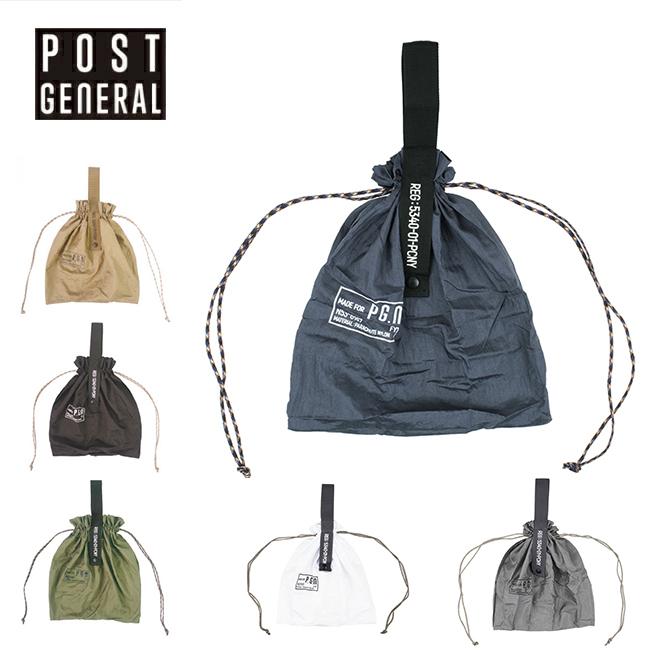 POST GENERAL ポストジェネラル PACKABLE PARACHUTE NYLON BAG パッカブルパラシュートナイロンバッグ 【エコバッグ】【メール便・代引不可】 | ブランド登録なし