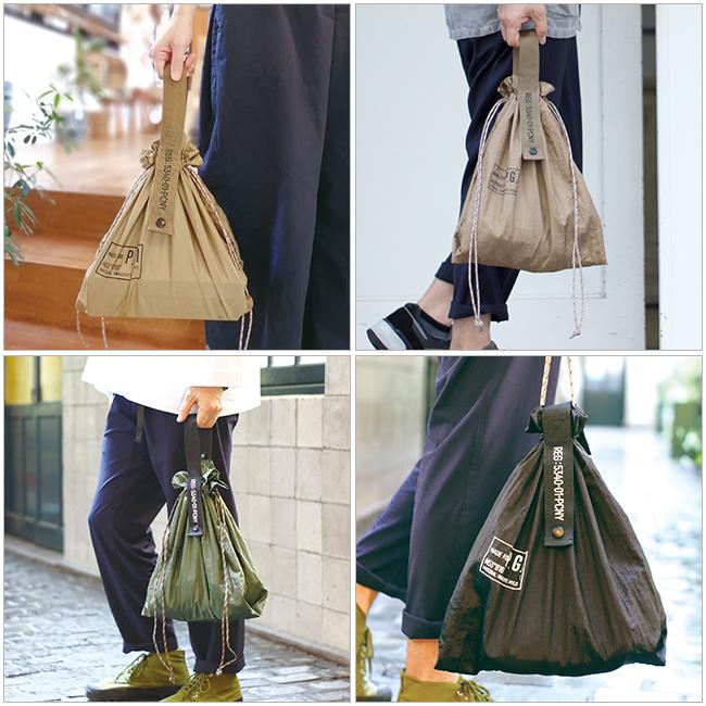 POST GENERAL ポストジェネラル PACKABLE PARACHUTE NYLON BAG パッカブルパラシュートナイロンバッグ 【エコバッグ】【メール便・代引不可】 | ブランド登録なし | 02