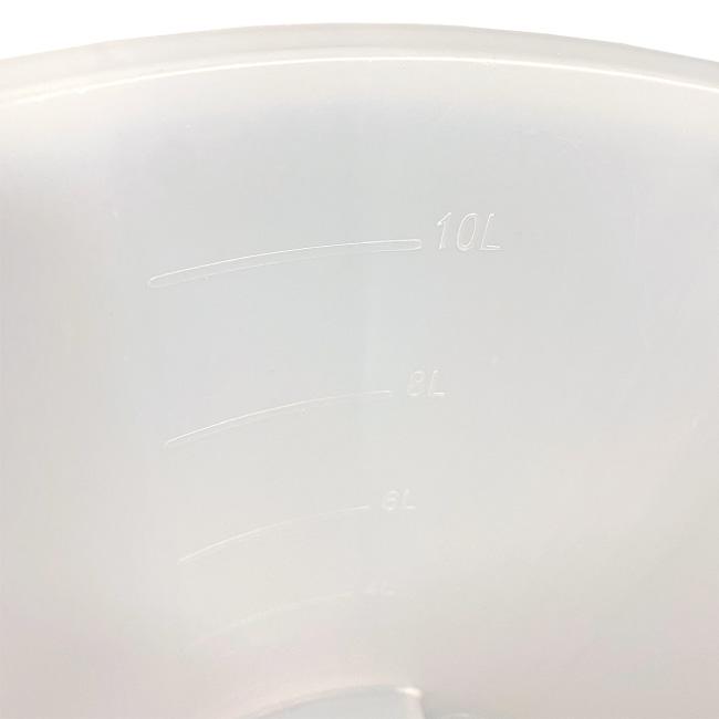 POST GENERAL ポストジェネラル THE BUCKET 10L WITH LID バケット10リッターウィズリッド 982570001/982570002 【 バケツ 収納 キャンプ アウトドア 】 | POST GENERAL | 03