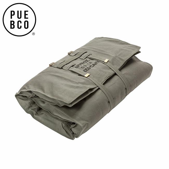 PUEBCO プエブコ NOMADIC BED ノマディックベッド Green 103860 【 敷き布団 コンパクト 折りたたみ ワックス加工 キャンプ アウトドア 】 | PUEBCO