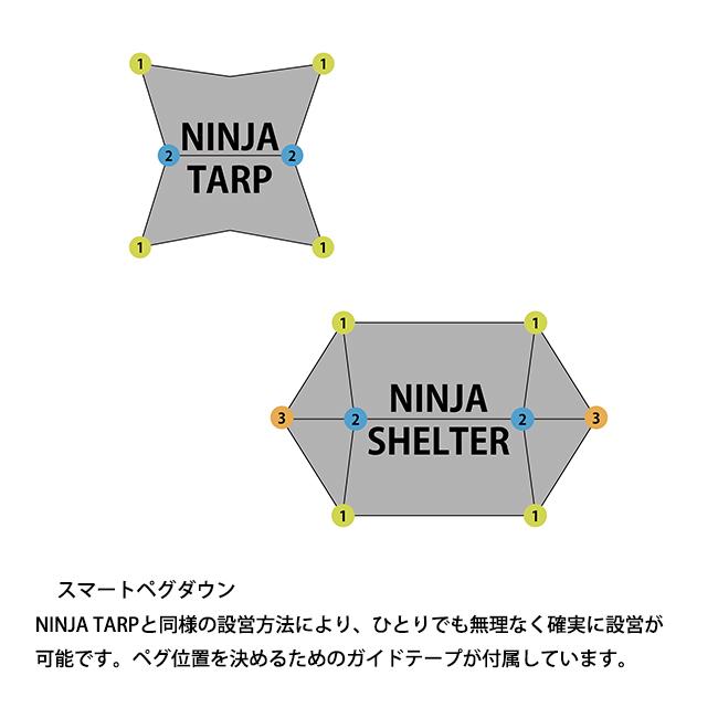 PAAGO WORKS（パーゴワークス） NINJA SHELTER ニンジャシェルター