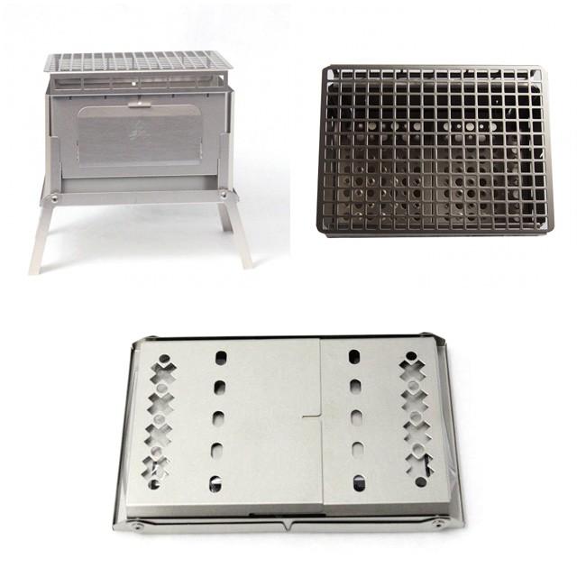 笑's 焚き火台 グリルプレート Mr.B6 ALL Titanium Grill plate set II SHO02100 【BBQ