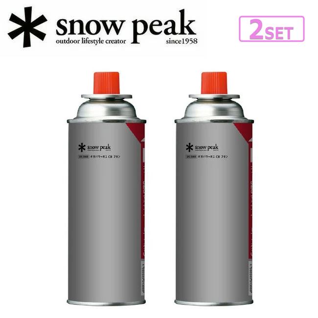 snow peak（スノーピーク） ギガパワーガスCBブタン (2本セット) GPC 