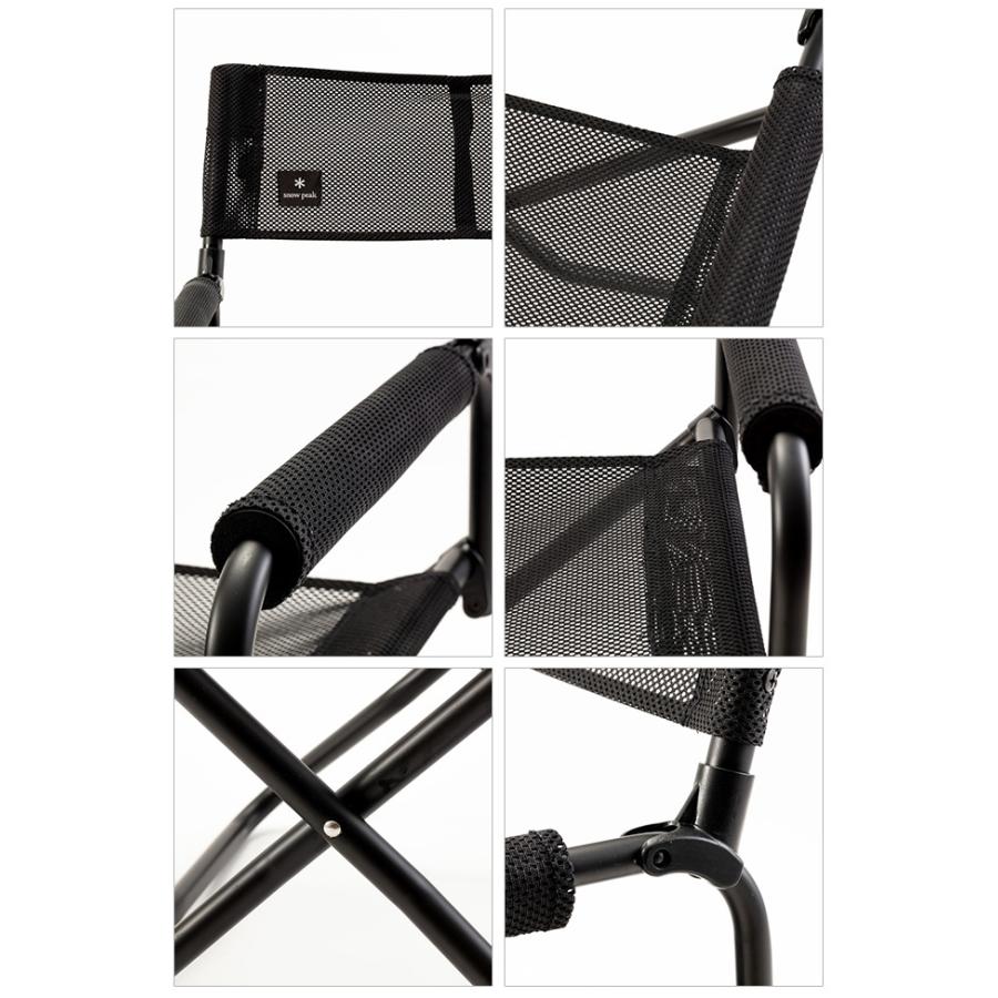 K*U様 【②新品】　スノーピーク　メッシュFDチェア ブラック　LV-077M メッシュFDチェア ブラック(LV-077M-BK) | テーブル・チェアの
