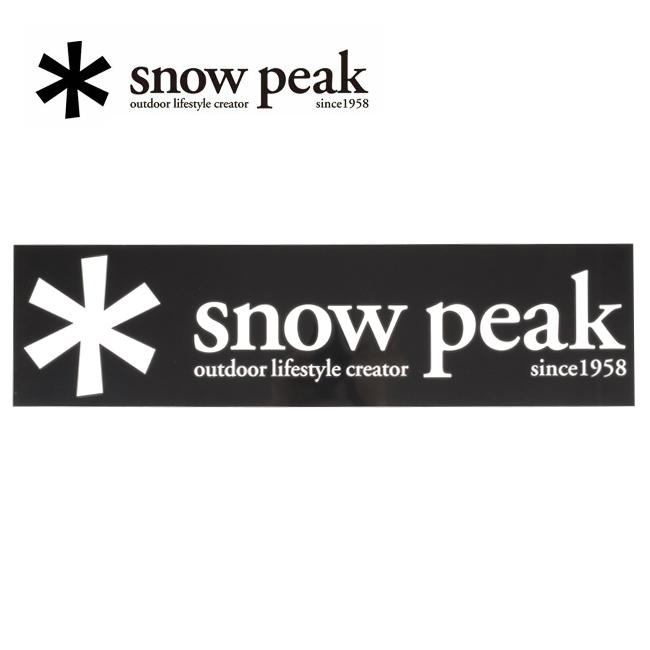 Snow Peak スノーピーク スノーピークロゴステッカーアスタリスクL NV  