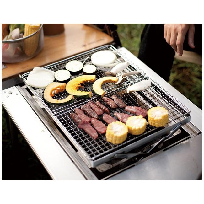 snow peak（スノーピーク） 焼アミステンレスハーフ Pro. S-029HA