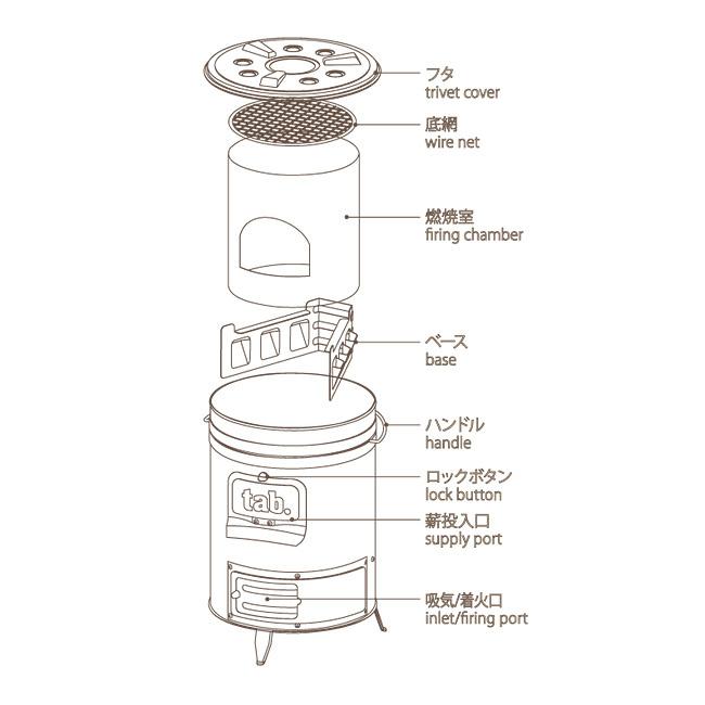 tab タブ 缶ストーブSE 【コンパクト/アウトドア/キャンプ】 | ブランド登録なし | 05