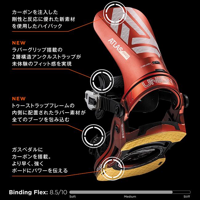 UNION BINDING 2025 UNION ユニオン ATLAS PRO アトラスプロ 【 日本