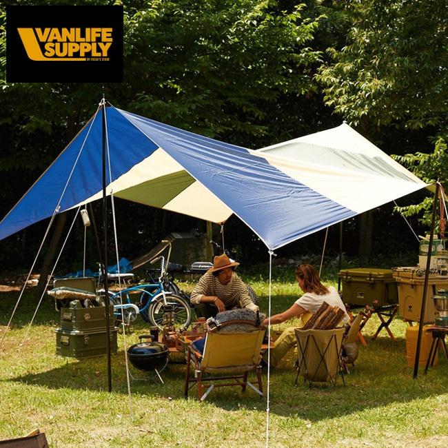 VAN LIFE SUPPLY ヴァンライフサプライ THE BASE TARP ザベースタープ 821-030 【タープ/日よけ/アウトドア/キャンプ/バンライフ】｜highball