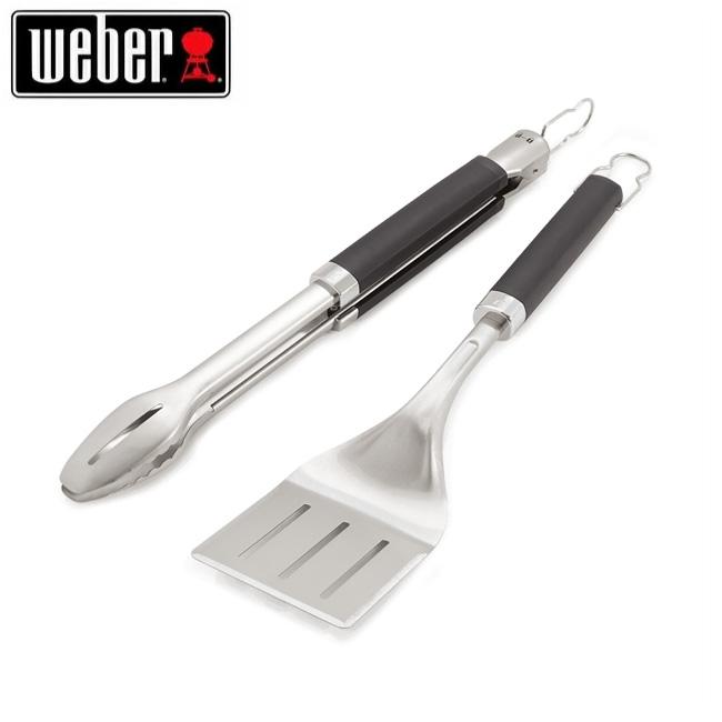 Weber ウェーバー プレミアム グリルトング＆スパチュラセット 6771 【 フライ返し 料理 調理 BBQ キャンプ アウトドア 】 | WEBER