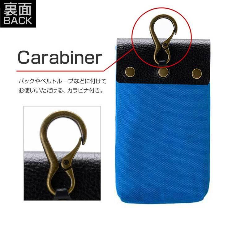 スマホポーチ スマホ ポシェット ケース レザー マルチ ポーチ カラビナ おしゃれ カワイイ 本革 倉敷帆布 ハンドメイド ハイキャンプ Hcph 0007 Highcamp Factory Store 通販 Yahoo ショッピング