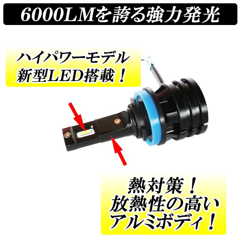 LED ヘッドライト フォグランプ H8 H11 H16 車検対応 LEDバルブ