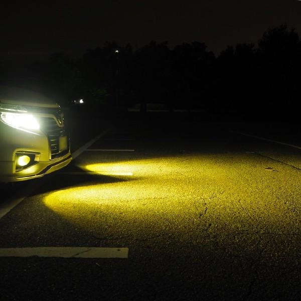 LED フォグランプ イエロー H8 H11 H16 HB4 車検対応 12V 24V対応 汎用