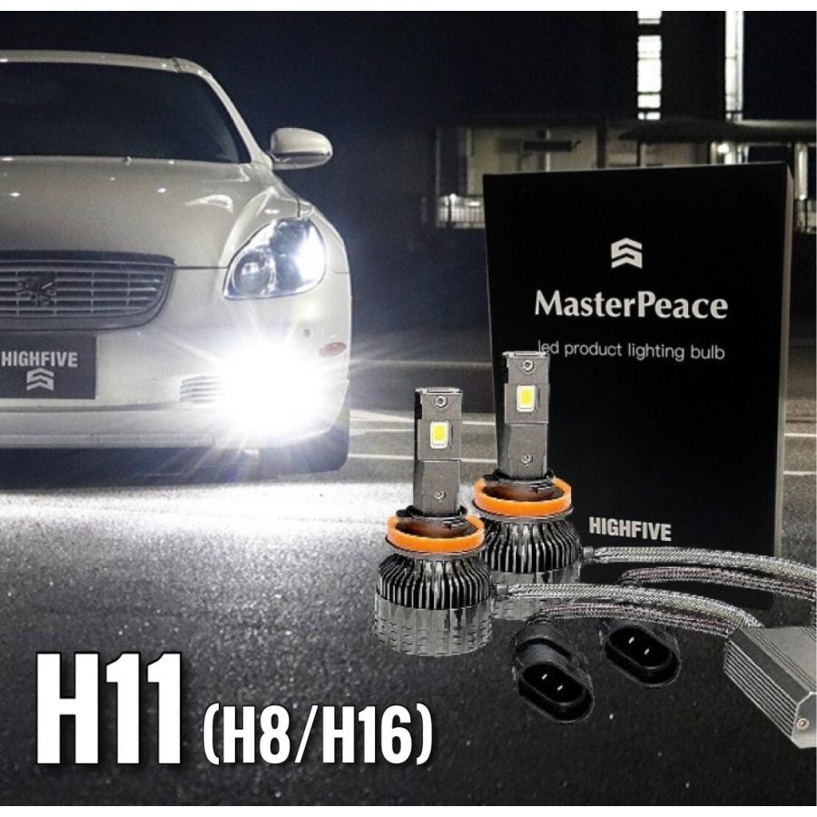 プリウス LED H11 MasterPeace ヘッドライト ロービーム ZVW30 ハロゲン車 防水防塵IP68 高速静音ファン 360°角度調整ソケット 車検対応 ハイパワー65W｜highfive2｜02