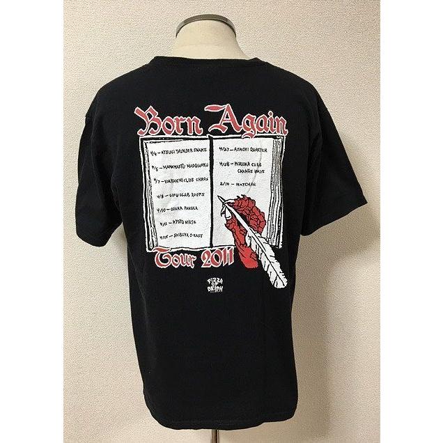 横山健 ツアーTシャツ KEN YOKOYAMA 2011 Born Again Tour PIZZA 横山健 ツアーTシャツ KEN YOKOYAMA 2011 Born Again Tour PIZZA