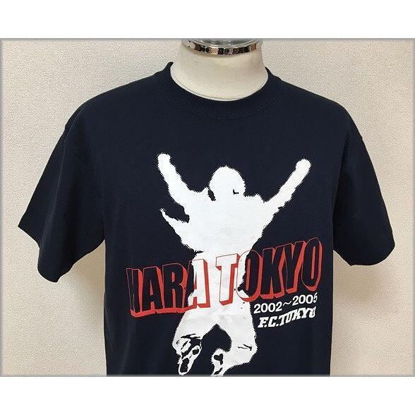 未使用 サッカー Jリーグ FC東京 Tシャツ 2002〜2005 HARA TOKYO サイズM [A5]｜highground