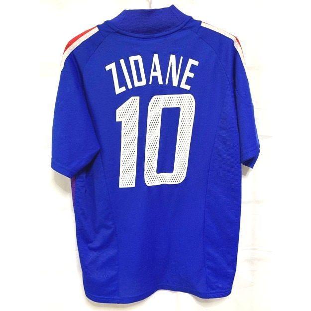 adidas フランス代表2002ワールドカップZIDANE10番 ユニフォーム 2002-04 France Player Issue Home Shirt Zidane #10 - 7/10 - (S)