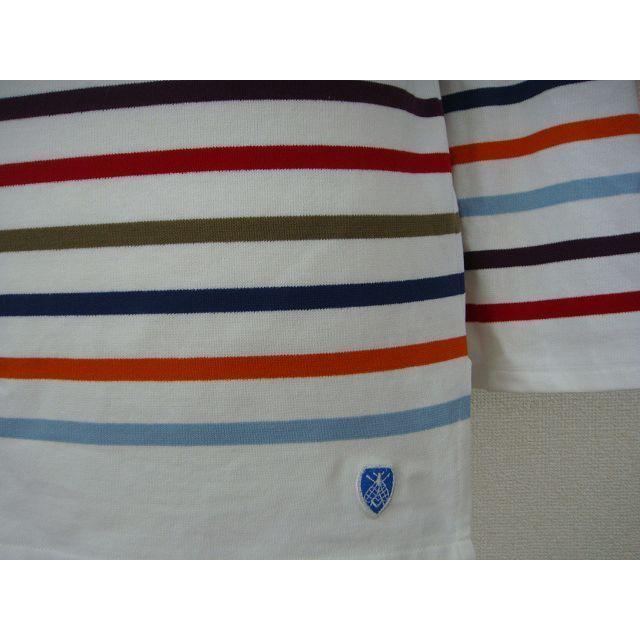 フランス製 ORCIVAL オーチバル オーシバル バスクシャツ  ボーダー マルチカラー サイズ3 [B2] | ORCIVAL