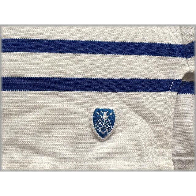 フランス製 ORCIVAL オーチバル オーシバル バスクシャツ  ボーダー 白 青 サイズ3 [B2] | ORCIVAL