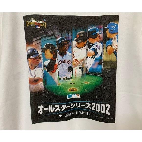 メジャーリーグ MLB NPB 日米野球 オールスターシリーズ2002 Tシャツ 松井秀喜 イチロー出場 Mサイズ [B6]｜highground