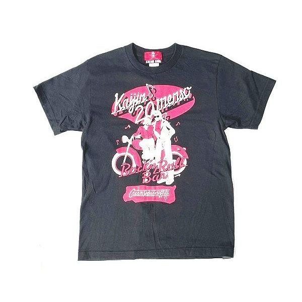 ピンクドラゴン クリームソーダ CREAM SODA Tシャツ 50th アニバーサリー マガジンケリー Kaijin20menso 黒 サイズS [b7-0012]｜highground