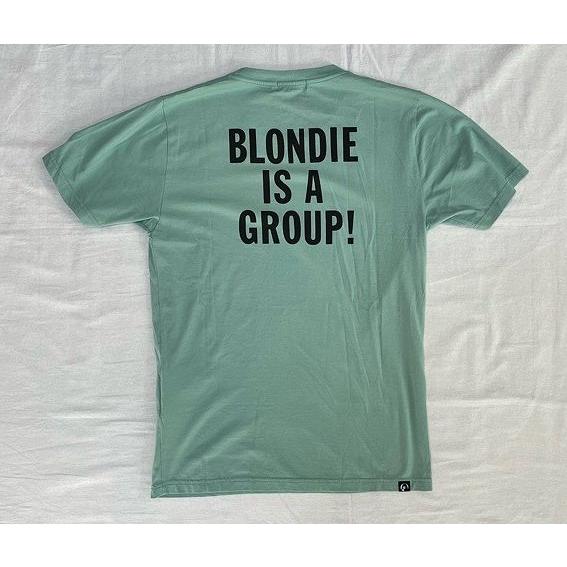 未使用 バンドT ヒステリックグラマー HYSTERIC GLAMOUR ブロンディ BLONDIE Tシャツ 両面 グリーン サイズS [b7-0022]｜highground｜06