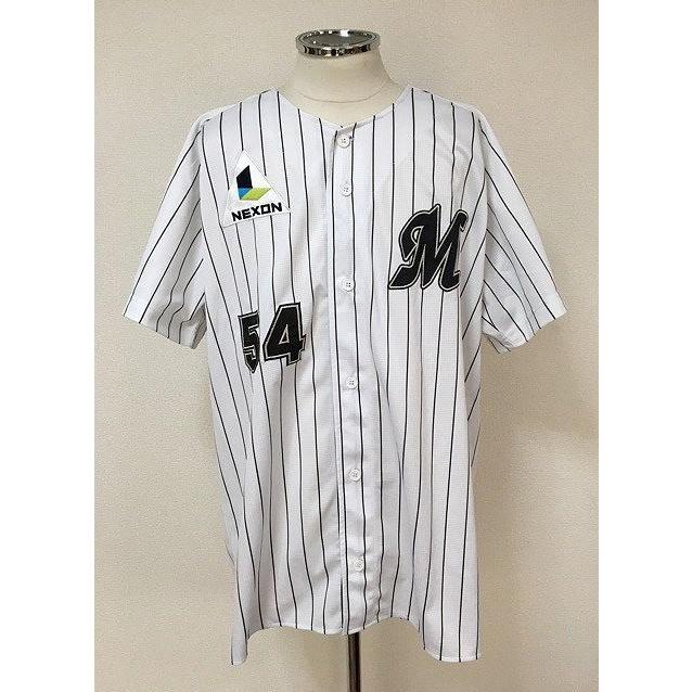 DESCENTE - 【希少 完売品】千葉 ロッテ マリーンズ 大松 復刻 ユニフォーム デサント S 超貴重】 千葉ロッテマリーンズ デサント 於保 浩己 実使用