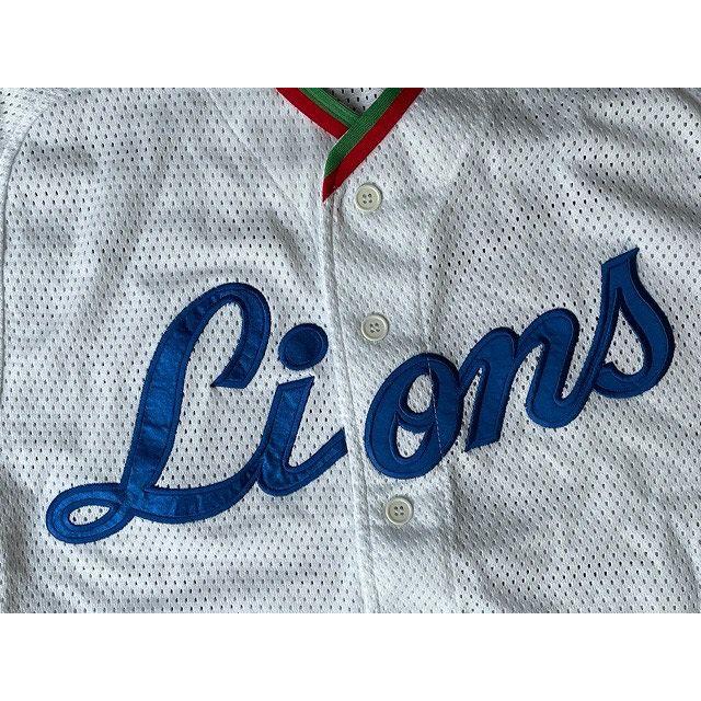 プロ野球 西武ライオンズ SEIBU LIONS ミズノ 黄金期 当時物 ユニフォーム メッシュ クラシック サイズ150 M位 [c6-0023]｜highground｜03