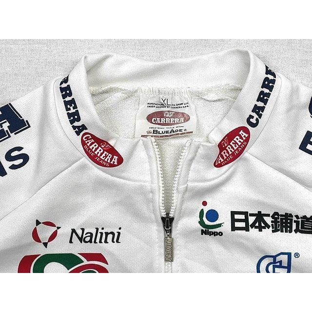 イタリア製 90's 1996 カレラブルージンズ CARRERA BLUE JEANS サイクルジャージ 半袖 ウェア フルジップ ナリーニ サイズXL [c8-0004] | カレラ | 02